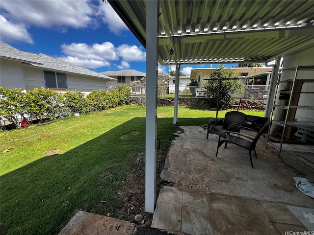 1629 Kino St Unit F, Honolulu, HI 96819 - view of yard featuring a patio area