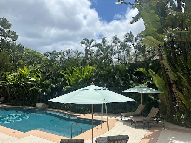 1740 S Beretania St Unit 33, Honolulu, HI 96826 - swimming pool with a patio