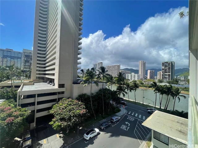 view of property featuring a water view