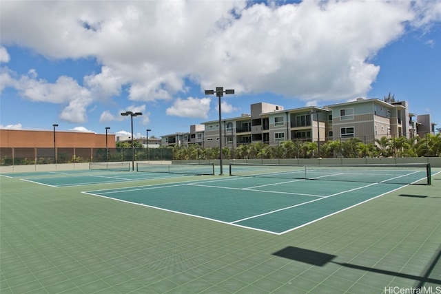 view of sport court