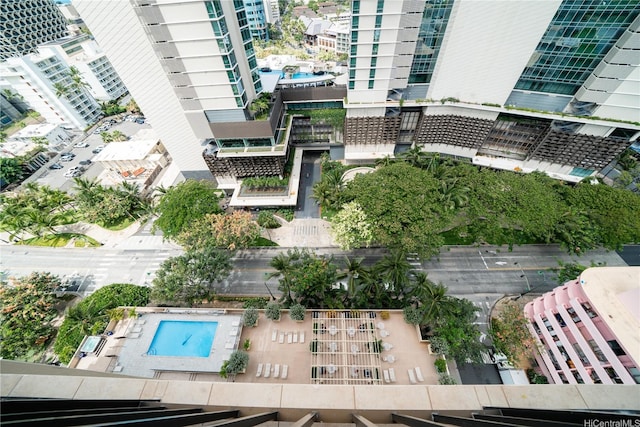 2140 Kuhio Ave Unit 1907, Honolulu, HI 96815 - drone / aerial view of a pool