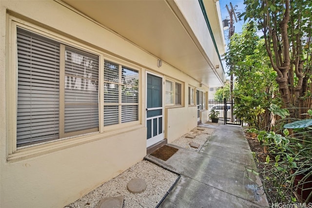 exterior space with a patio