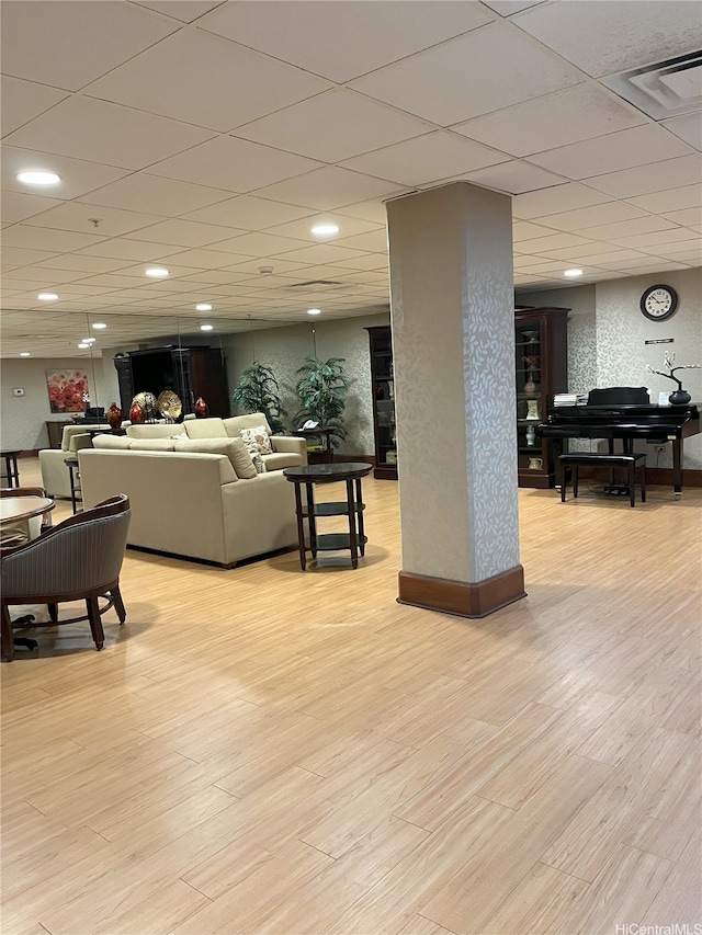 1314 Kalakaua Ave Unit 706, Honolulu, HI 96826 - building lobby with a drop ceiling and recessed lighting