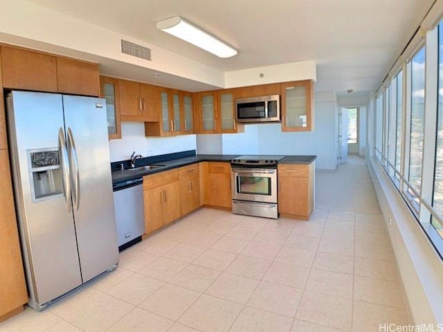 kitchen featuring sink and stainless steel appliances