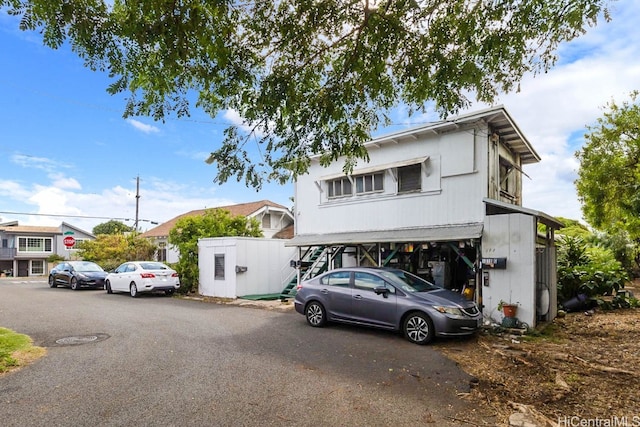 view of front of home