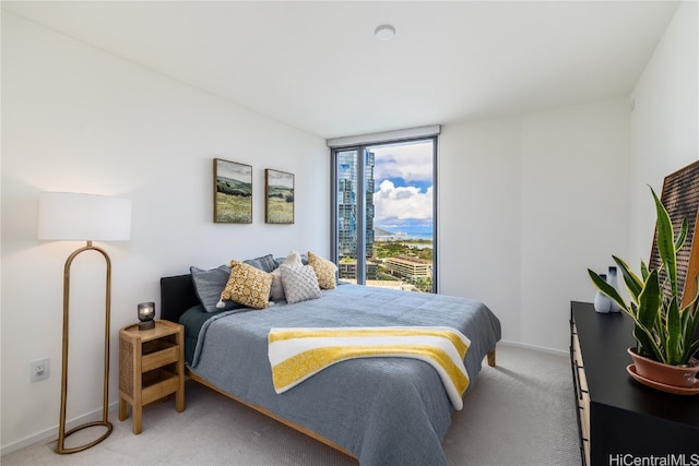 bedroom featuring carpet flooring