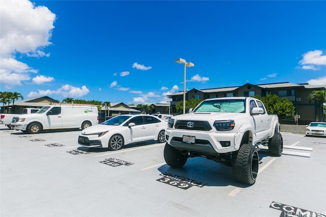 view of vehicle parking