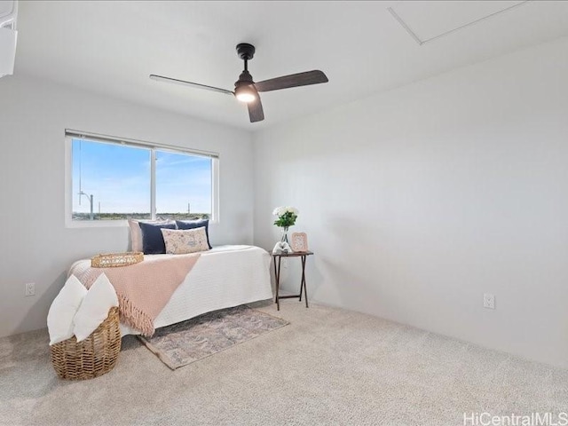 91-3525 Kauluakoko St Unit 2207, Ewa Beach, HI 96706 - bedroom featuring carpet and a ceiling fan