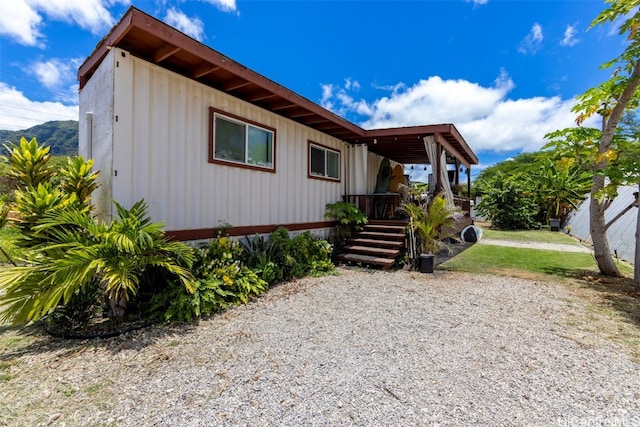 view of front of property with a porch