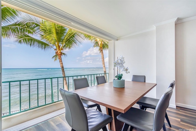 2999 Kalakaua Ave Unit 202, Honolulu, HI 96815 - balcony featuring a water view