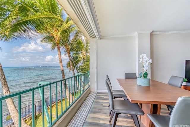 2999 Kalakaua Ave Unit 202, Honolulu, HI 96815 - balcony with a water view