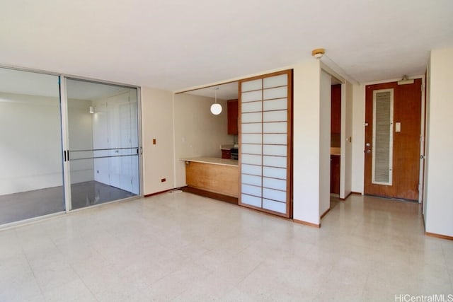 view of unfurnished living room