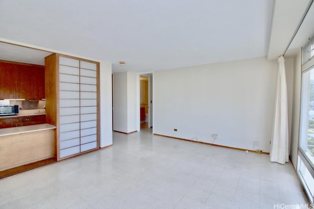 view of unfurnished living room