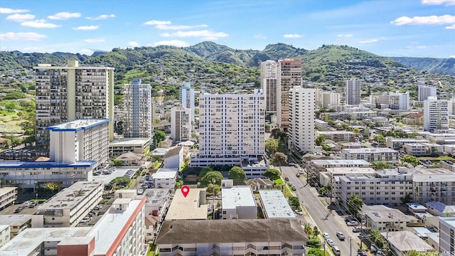 1145 Davenport St Unit 206, Honolulu, HI 96822 - view of urban area featuring a mountainous background