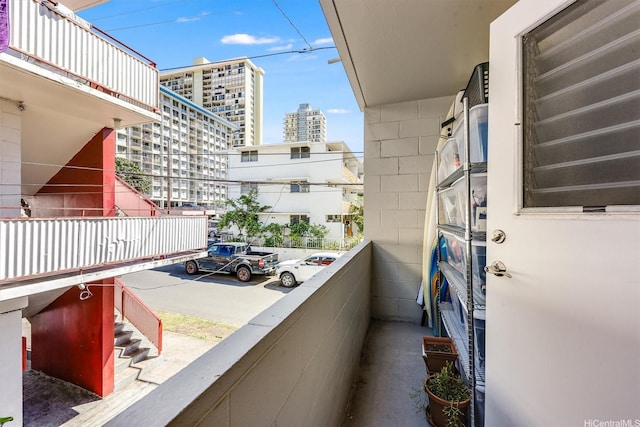 1145 Davenport St Unit 206, Honolulu, HI 96822 - balcony with a city view