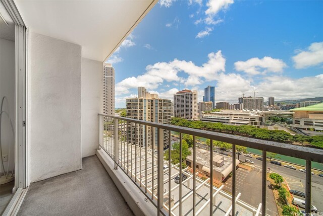 400 Hobron Ln Unit 1410, Honolulu, HI 96815 - balcony featuring a view of city