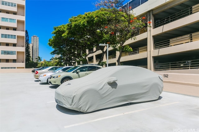 view of vehicle parking