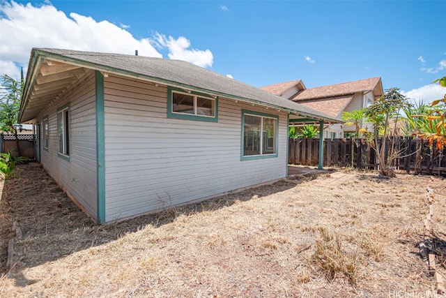 view of property exterior