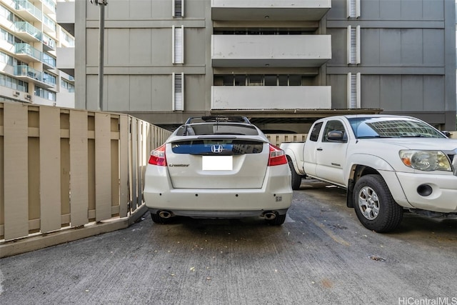 view of car parking