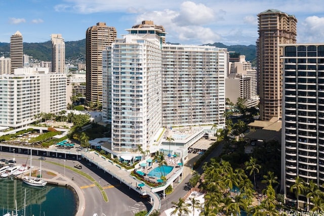 city view featuring a water view