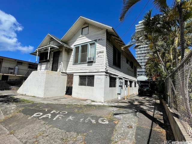 view of front of home