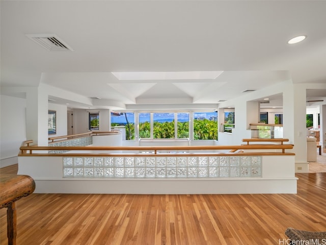 misc room featuring hardwood / wood-style floors