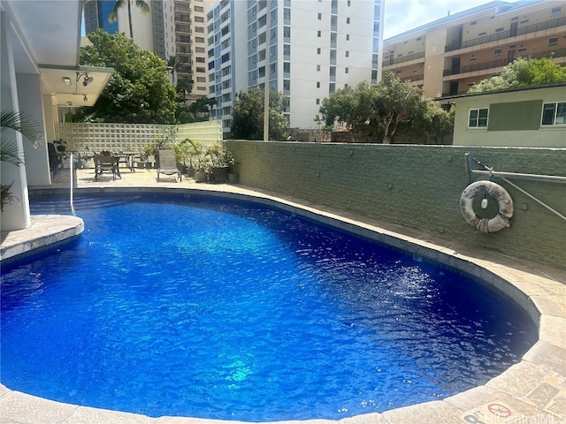 view of swimming pool