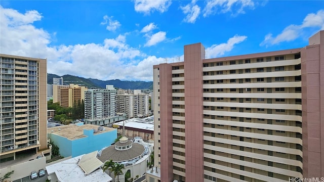 view of city with a mountain view