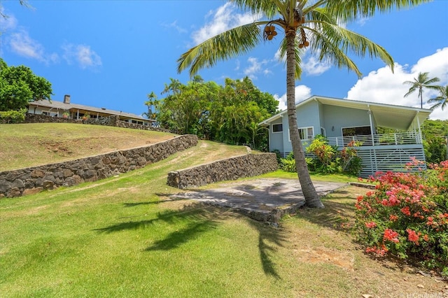 44-519 Kaneohe Bay Dr, Kaneohe, HI 96744 - view of green lawn