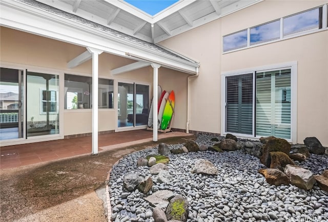 exterior space with a patio area