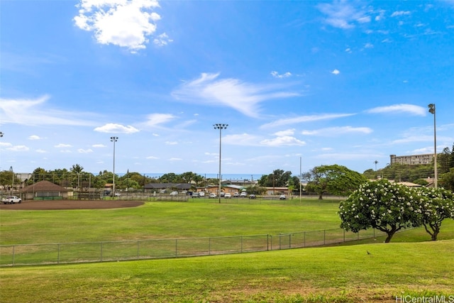 view of home's community featuring a yard