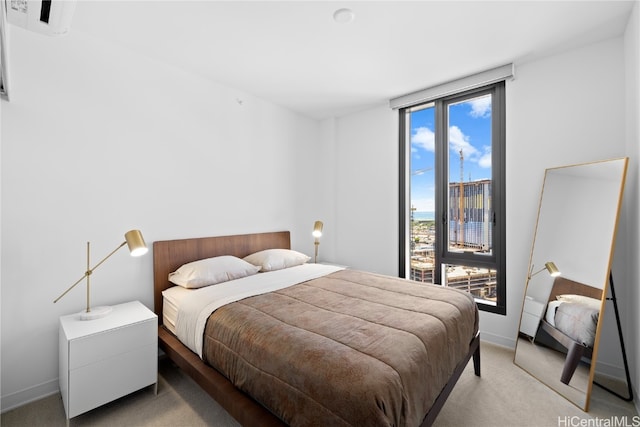 bedroom featuring carpet flooring