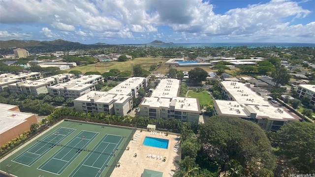 322 Aoloa St Unit Ph-9, Kailua, HI 96734 - aerial view with a mountain view