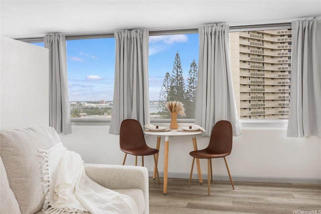 98-288 Kaonohi St Unit 703, Aiea, HI 96701 - living area with wood finished floors and baseboards