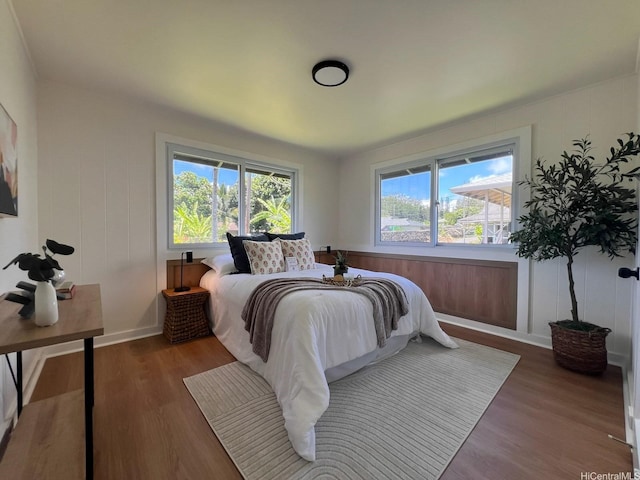 2315 California Ave Unit B, Wahiawa, HI 96786 - bedroom featuring baseboards and wood finished floors