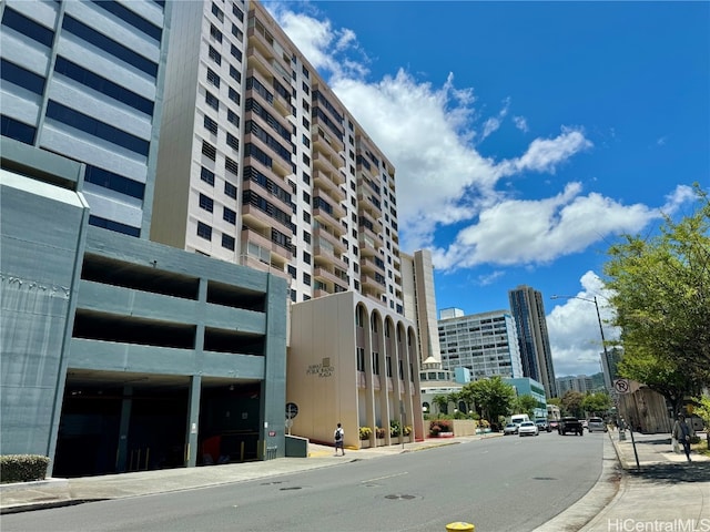 view of property with a view of city