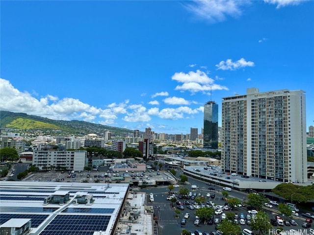 view of city with a mountain view