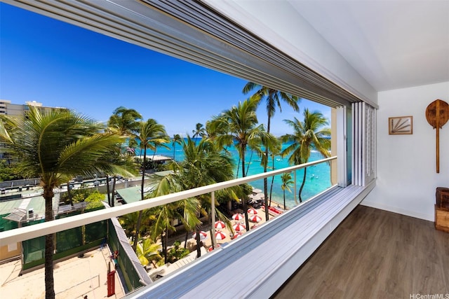 2895 Kalakaua Ave Unit 505, Honolulu, HI 96815 - view of balcony