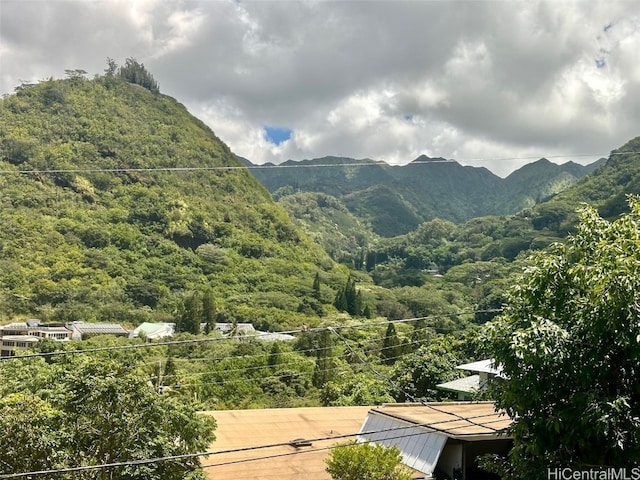 view of mountain feature