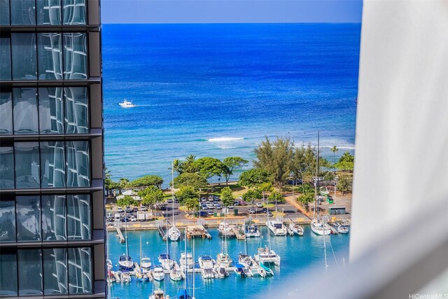 1000 Auahi St Unit 2506, Honolulu, HI 96814 - water view featuring numerous boat docks