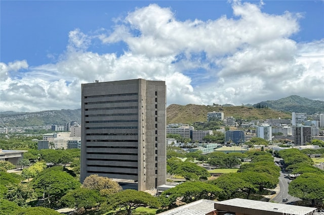 view of property featuring a mountain view