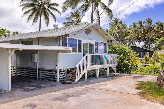 view of front of house