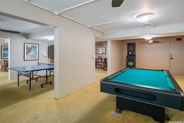 98-707 Iho Pl Unit 2-1404, Aiea, HI 96701 - playroom with carpet flooring and billiards table