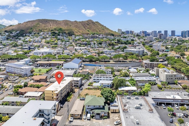 24 Hialoa St Unit 41, Honolulu, HI 96817 - birds eye view of property with a mountain view