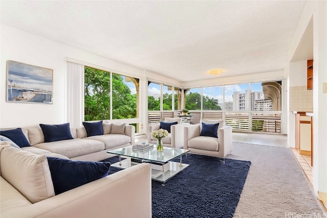 sunroom / solarium featuring a wealth of natural light