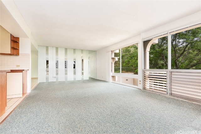 view of unfurnished living room