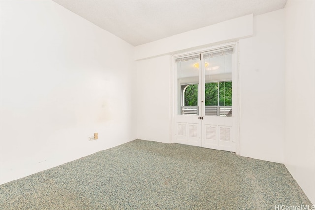 unfurnished room with carpet