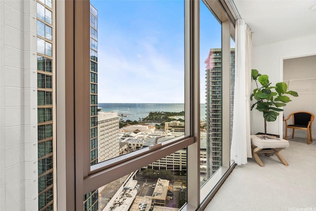 1388 Kapiolani Blvd Unit 3309, Honolulu, HI 96814 - balcony with a water view