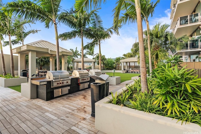 1388 Kapiolani Blvd Unit 3309, Honolulu, HI 96814 - view of patio with a gazebo