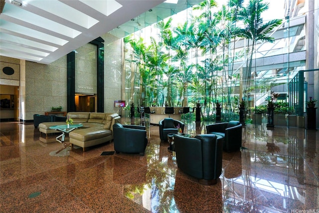 1888 Kalakaua Ave Unit 907, Honolulu, HI 96815 - common area with a high ceiling